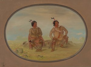 Twee Choctaw Indianen, 1861-1869