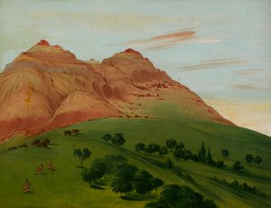 Uitzicht in de Grand Detour, 1900 mijl boven St. Louis, 1832