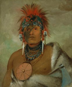 Wá-hón-ga-shee, Geen dwaas, een grote dandy, 1832