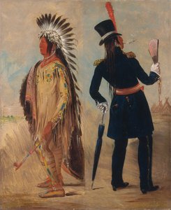 Wi-jún-jon, Duivelsei Hoofd Het Licht Gaand Naar en Terugkerend Van Washington door George Catlin