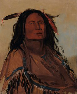 Wúk-mi-ser, Maïs, een Miniconjou krijger, 1832 door George Catlin