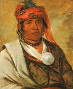 Ye-hów-lo-gee, De Wolk, een Hoofdman door George Catlin