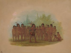 Zurumati-indianen, 1854-1869 door George Catlin