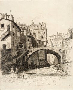 De twee bruggen, San Remo door George Charles Aid