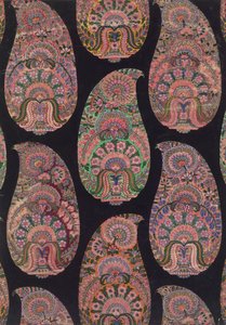 Stofontwerp voor Paisley-sjaals, ca. 1871