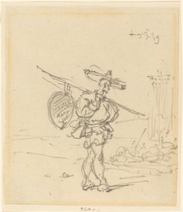 Een Chinese boer door George Chinnery