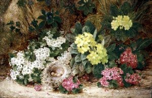 Stilleven met sleutelbloemen