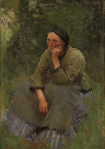 Een Moment van Rust door George Clausen