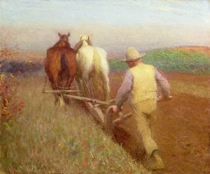 Een Herfstochtend, 1897 door George Clausen