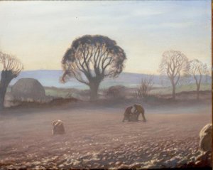 Herfstochtend – Aardappeloogst door George Clausen