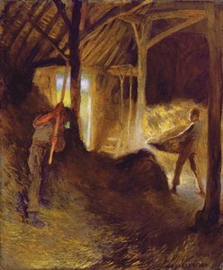 In de Schuur door George Clausen