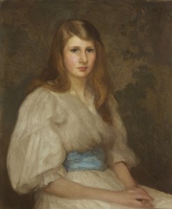 Portret van Margaret Hilton Smith, 15 jaar oud door George Clausen