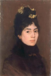 Portret van mevrouw Mark Fisher door George Clausen