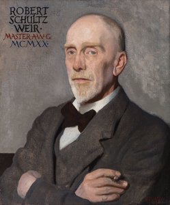 Portret van Robert W. Schultz Weir door George Clausen