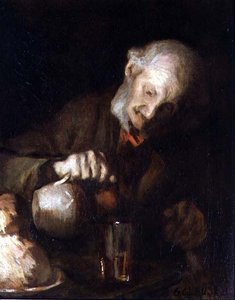De Kleine Bruine Kruik door George Clausen