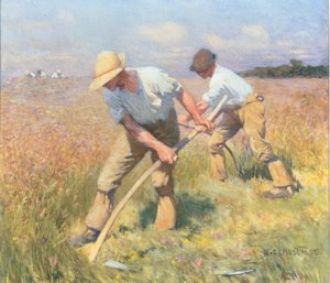 De maaiers door George Clausen