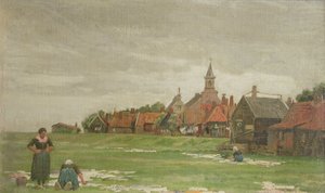 Wasvrouwen, Nederland, 1876 door George Clausen