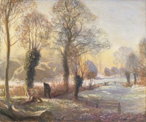 Winterochtend door George Clausen