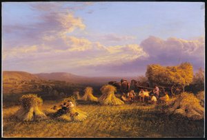 Oogstscene, 1876