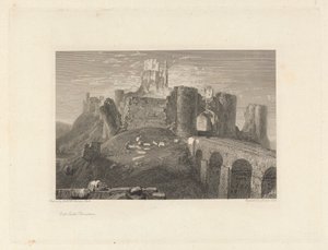 Kasteel Corfe, Dorset door George Cooke