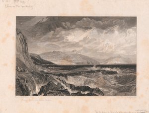Pendennis Castle en Ingang van de Haven van Falmouth door George Cooke