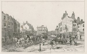 Het Sessions House, Clerkenwell door George Cooke