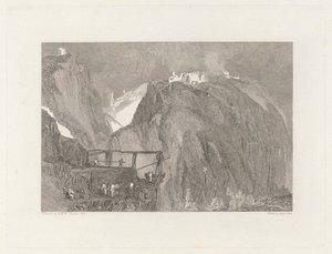 Kasteel Tintagel, Cornwall door George Cooke