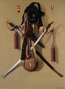 Regalia uit de Burgeroorlog van majoor Levi Gheen McCauley