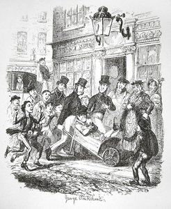 Een zakkenroller in hechtenis, ca. 1835