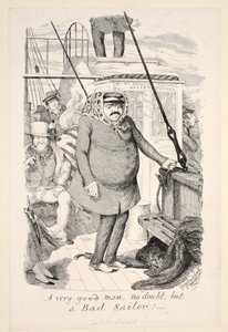 Een zeer goede man, zonder twijfel, maar een Slechte Zeeman! door George Cruikshank
