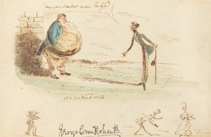 Een Onvriendelijke Wens door George Cruikshank