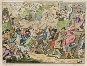 Bartholomew Fair, Londen door George Cruikshank