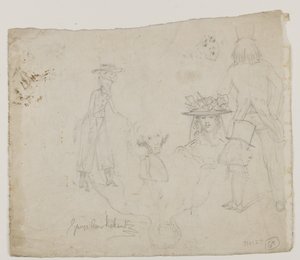 Karakterstudies door George Cruikshank