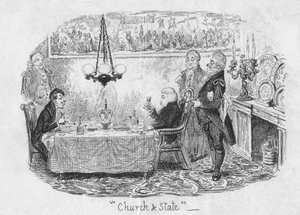 Kerk en Staat door George Cruikshank