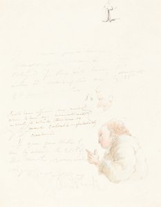 Halflengte van een advocaat en andere schetsen door George Cruikshank