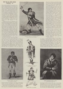 Hoe de oude acteurs Shakspere kleedden door George Cruikshank