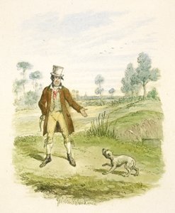 Illustratie voor "Oliver Twist" door George Cruikshank