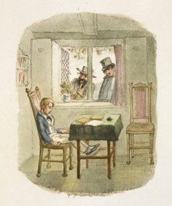Illustratie voor "Oliver Twist" door George Cruikshank