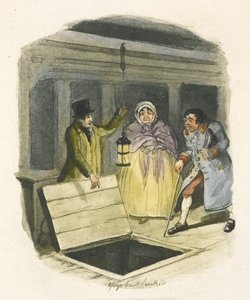 Illustratie voor "Oliver Twist" door George Cruikshank