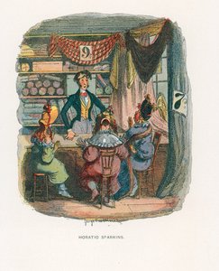 Illustratie voor Schetsen door Boz door George Cruikshank