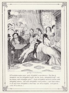 Illustratie voor Het Eigen Boek van de Vrijgezel, of De Voortgang van de Heer Lambkin (Gent) (gravure) door George Cruikshank