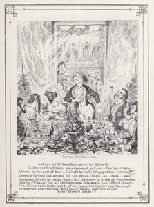 Illustratie voor The Bachelor’s Own Book, of The Progress of Mr Lambkin (Gent) door George Cruikshank