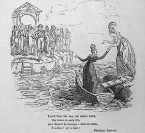 Verleid uit haar eigen, haar geboorteland... door George Cruikshank