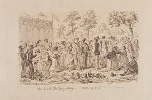 Mayhews Grote Tentoonstelling van 1851: De Eerste Shilling Dag - Uitgang