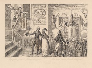 Mijn goede vrienden, „favete linguis” door George Cruikshank