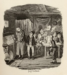 Oliver geïntroduceerd bij de respectabele oude heer, uit 