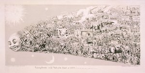 Voorbijgaande gebeurtenissen, of de staart van de komeet van 1853 door George Cruikshank