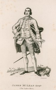Portret van James McLean (De held van de dames) door George Cruikshank