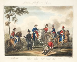 Portretten van de Generaal Officieren, uitgegeven door H. Colburn, gegraveerd door Rouse, 1816