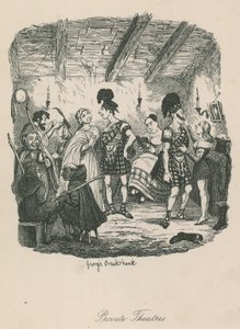 Privétheaters door George Cruikshank